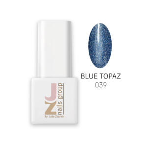 Кольоровий гель-лак JZ Nails Group – 039 Blue Topaz Gel Polishes Collections