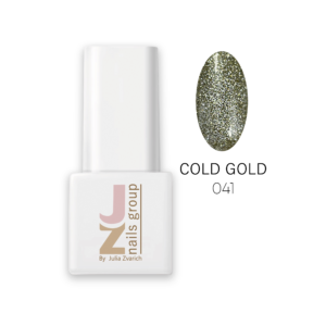 Кольоровий гель-лак JZ Nails Group – 041 Cold Gold Party Time