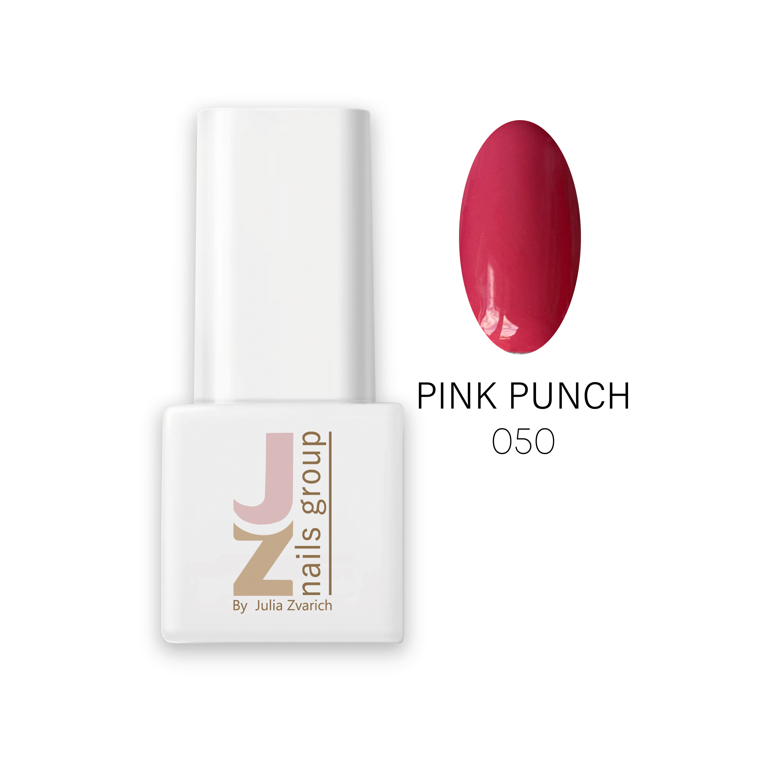 Кольоровий гель-лак JZ Nails Group – 050 Pink Punch Кольоровий гель-лак JZ Nails Group – 050 Pink Punch Berry Mood