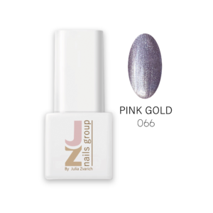 Кольоровий гель-лак JZ Nails Group – 066 Pink Gold Gel Polishes Collections