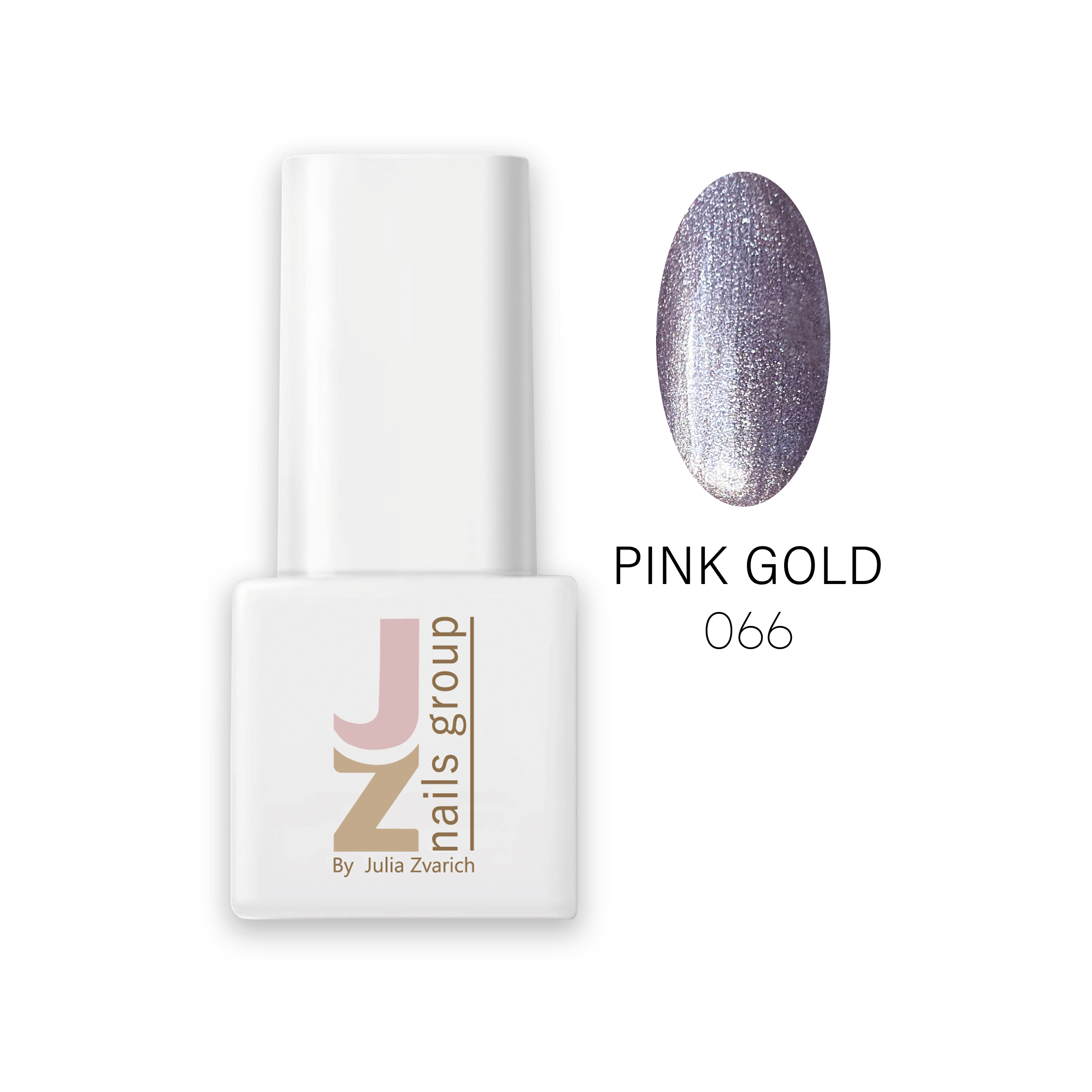 Кольоровий гель-лак JZ Nails Group – 066 Pink Gold Кольоровий гель-лак JZ Nails Group – 066 Pink Gold Gel Polishes Collections