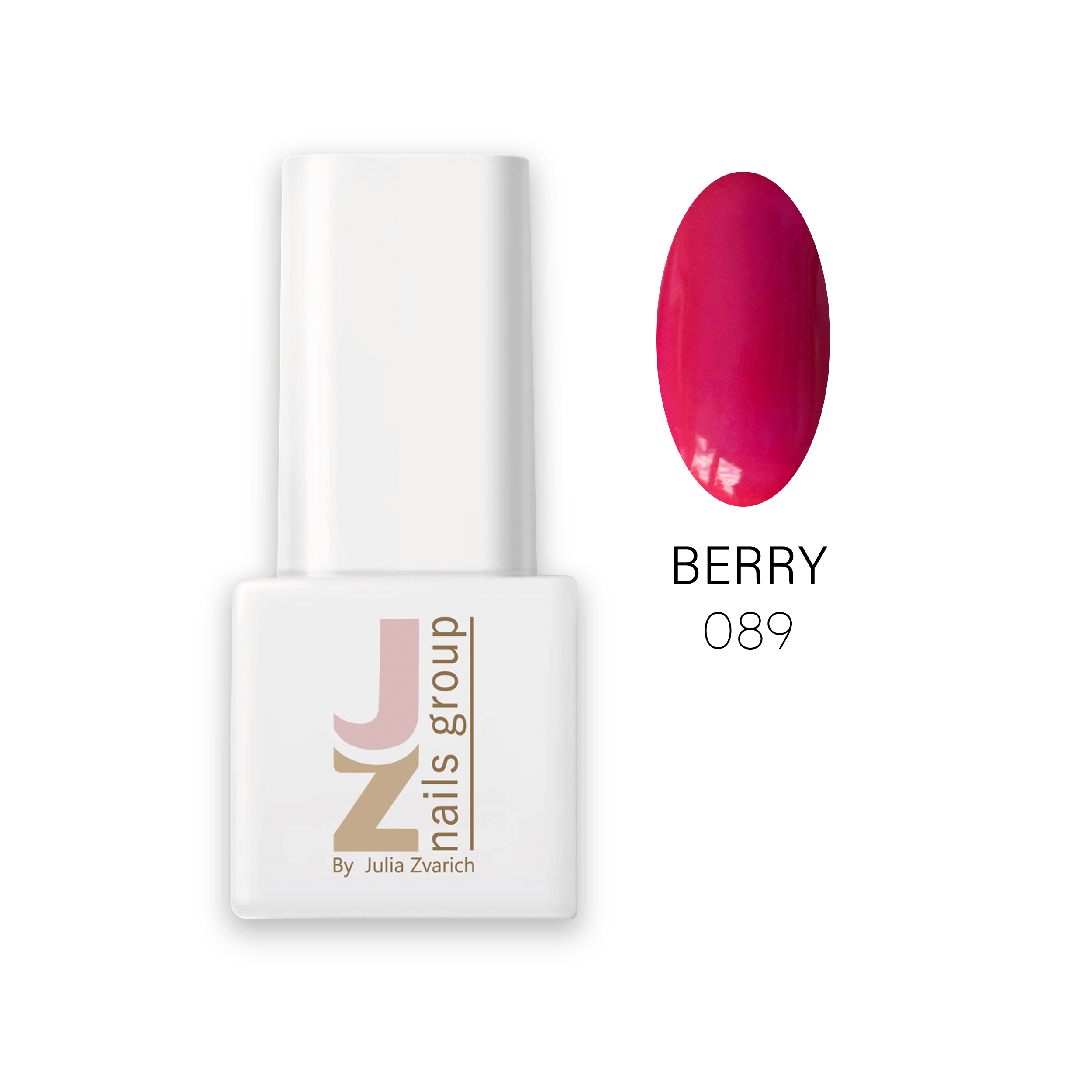 Кольоровий гель-лак JZ Nails Group – 089 Berry Berry Mood