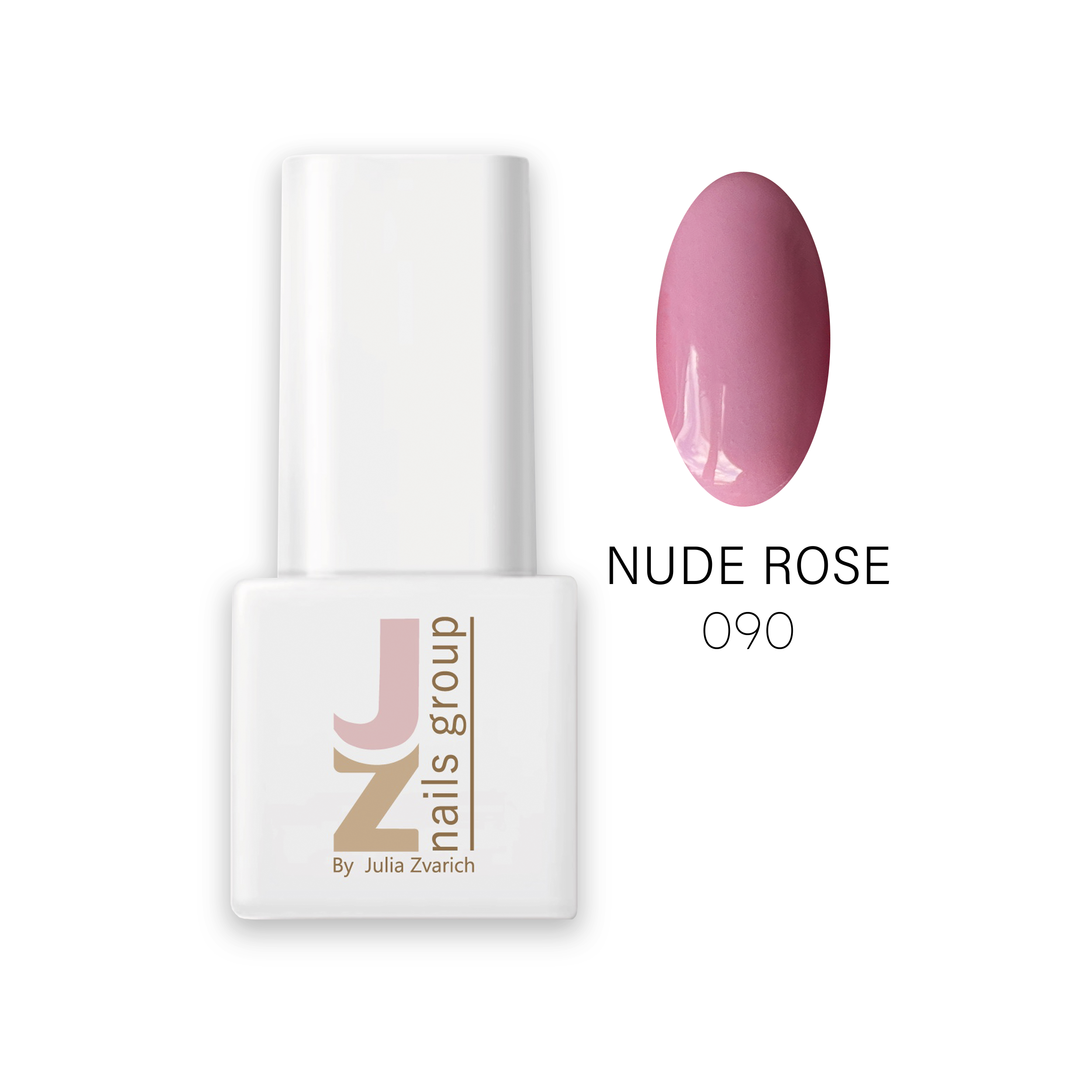 Кольоровий гель-лак JZ Nails Group – 090 Nude Rose Кольоровий гель-лак JZ Nails Group – 090 Nude Rose Blush