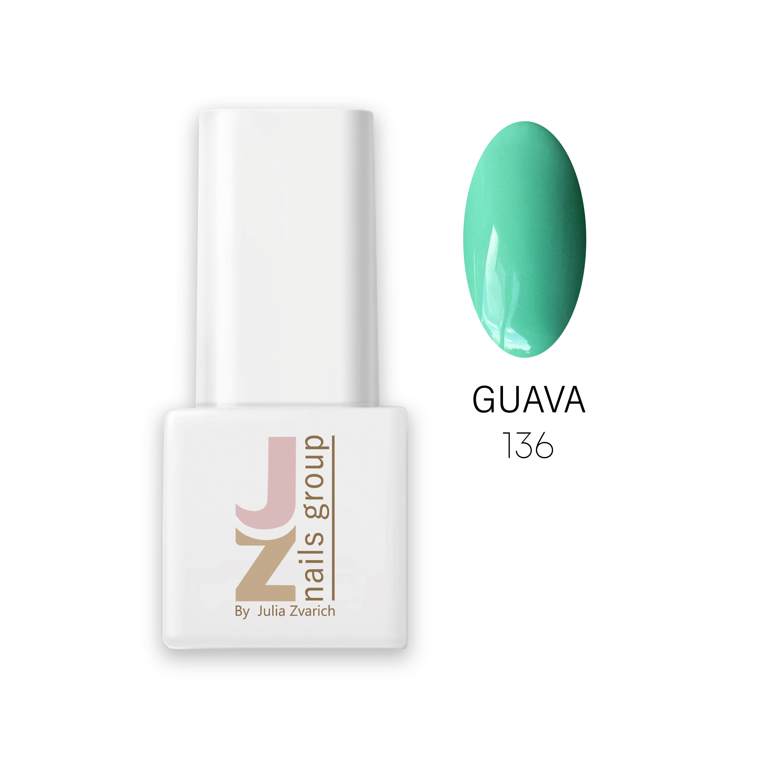 Кольоровий гель-лак JZ Nails Group – 136 Guava Кольоровий гель-лак JZ Nails Group – 136 Guava Islands