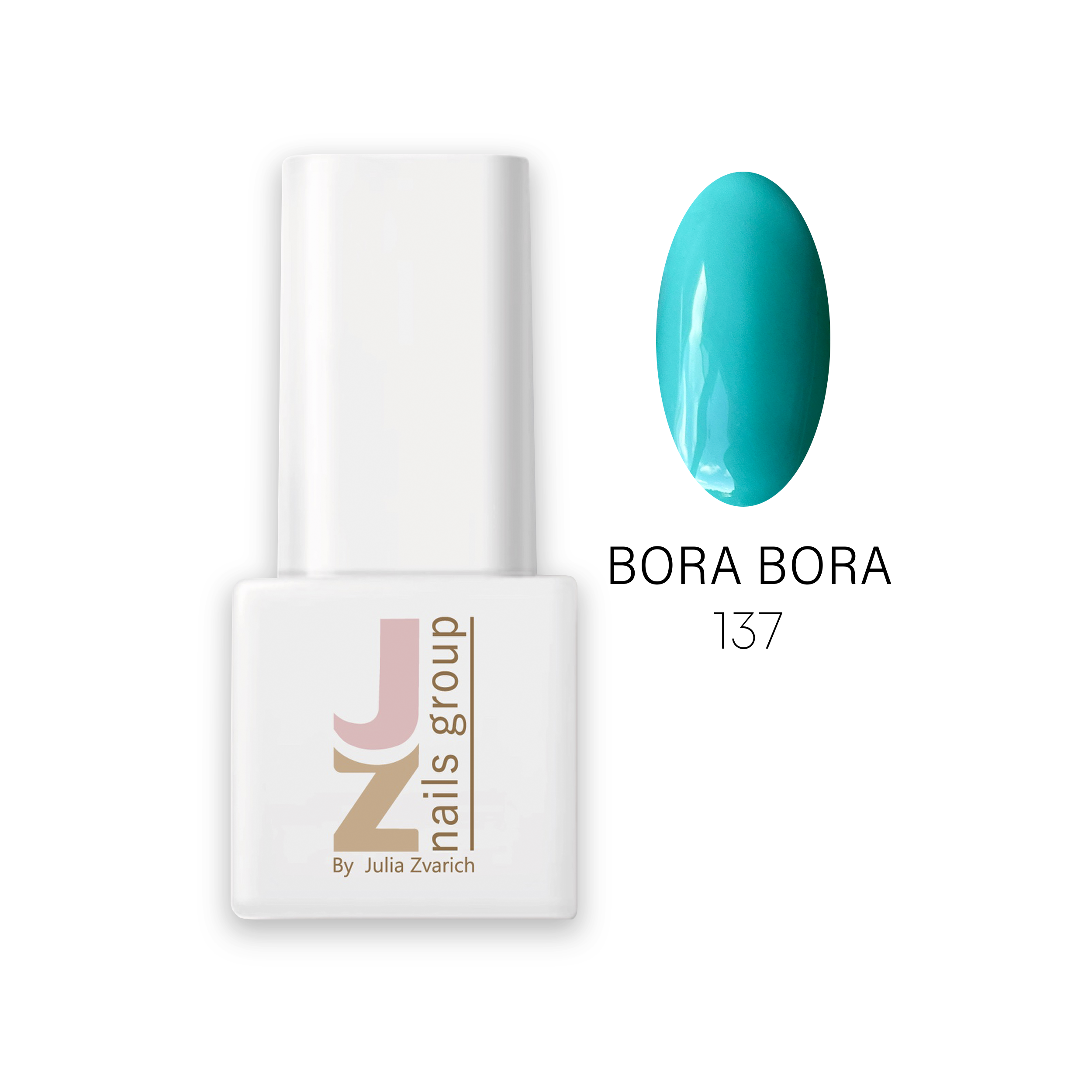 Кольоровий гель-лак JZ Nails Group – 137 Bora Bora Кольоровий гель-лак JZ Nails Group – 137 Bora Bora Islands