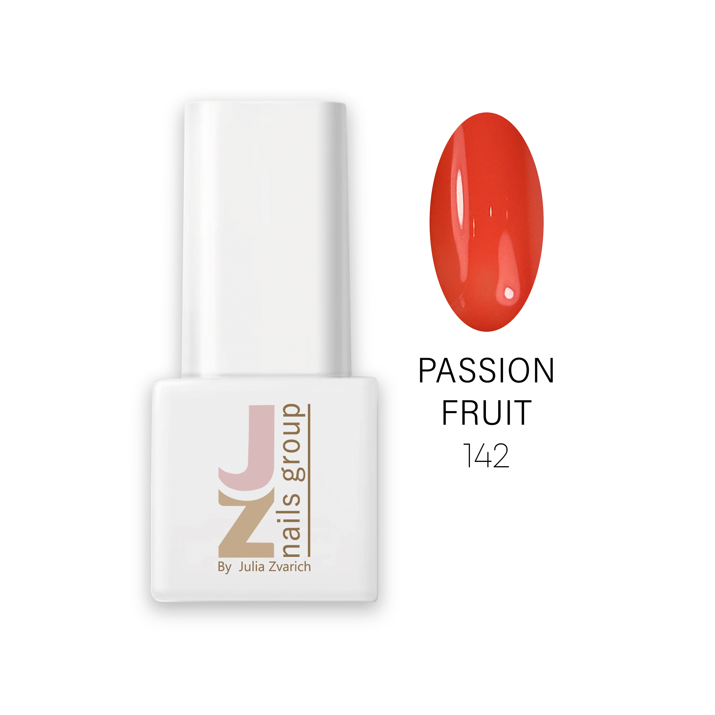 Кольоровий гель-лак JZ Nails Group – 142 Passion Fruit Кольоровий гель-лак JZ Nails Group – 142 Passion Fruit Islands