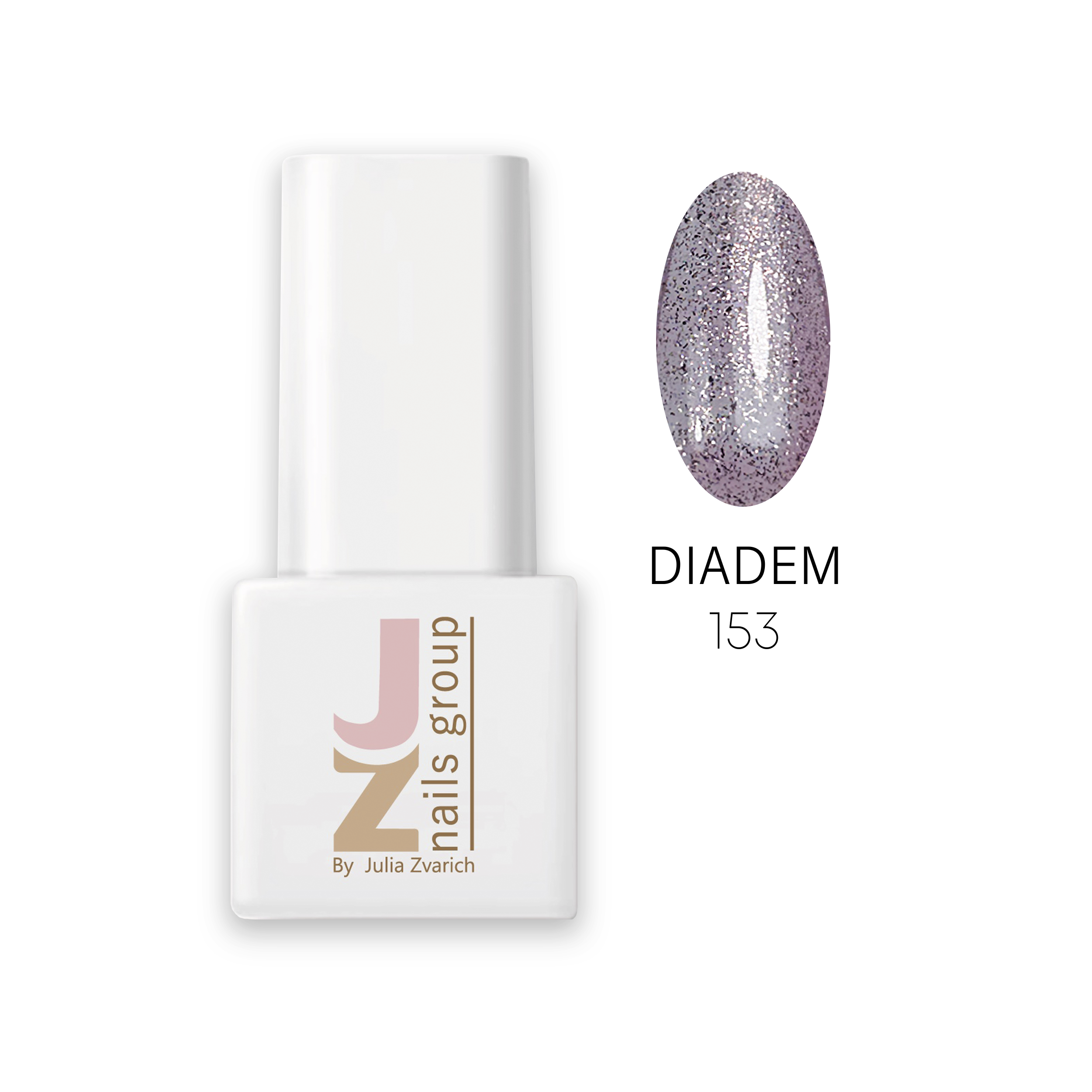 Кольоровий гель-лак JZ Nails Group – 153 DIADEM Кольоровий гель-лак JZ Nails Group – 153 DIADEM Galaxy