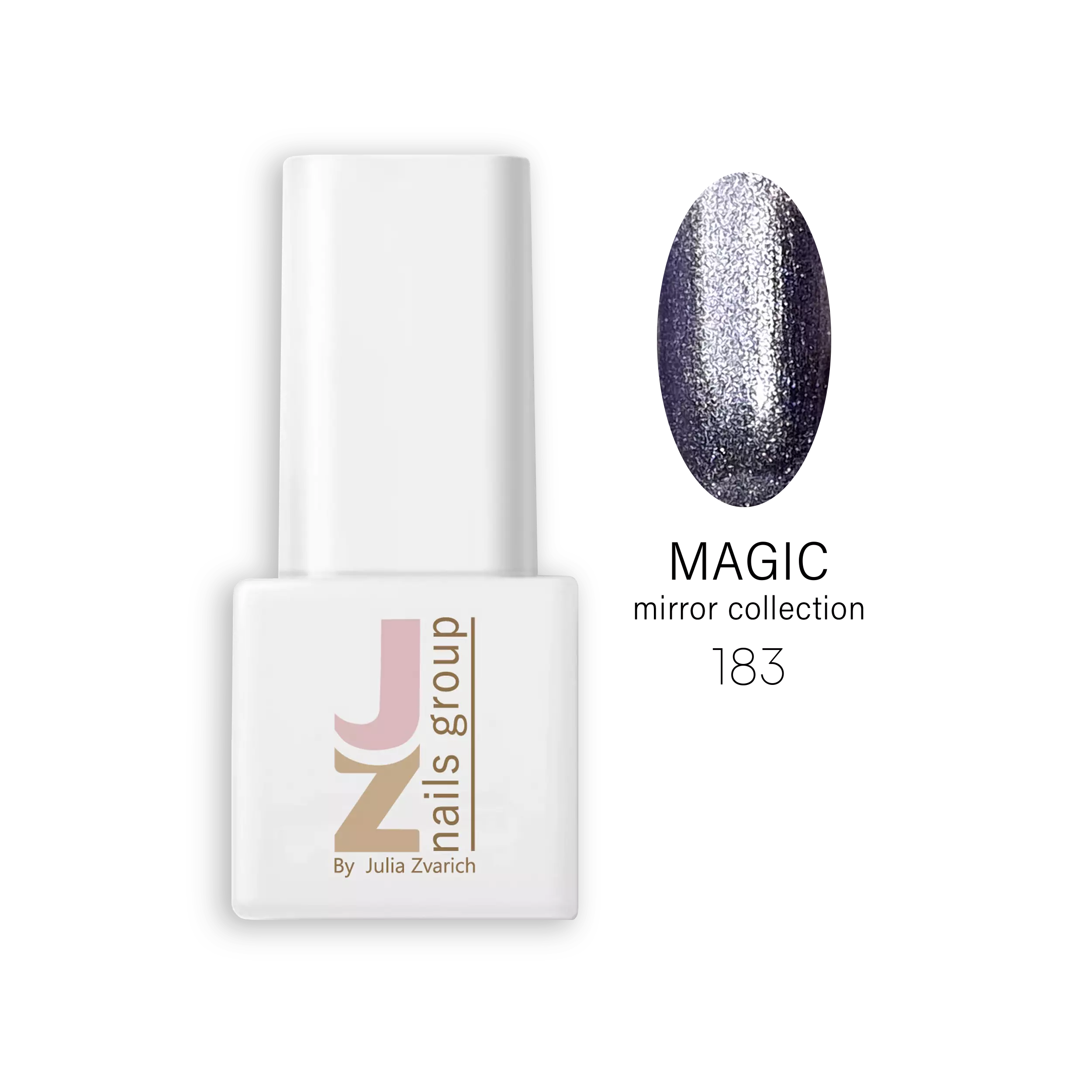 Кольоровий гель-лак JZ Nails Group – 183 MAGIC Кольоровий гель-лак JZ Nails Group – 183 MAGIC Mirror