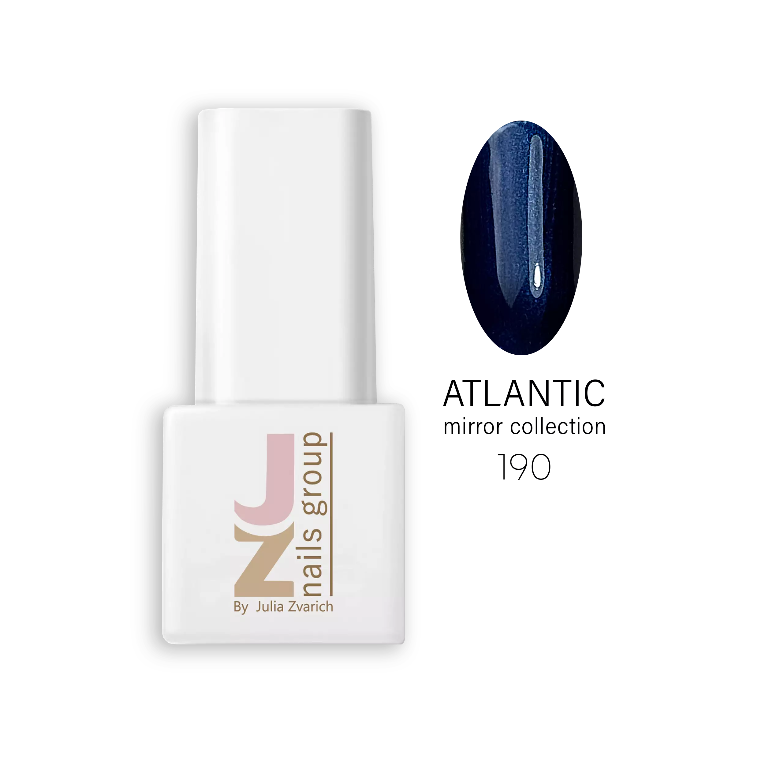 Кольоровий гель-лак JZ Nails Group – 190 ATLANTIC Кольоровий гель-лак JZ Nails Group – 190 ATLANTIC Mirror