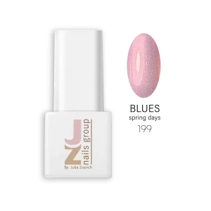 Кольоровий гель-лак JZ Nails Group – 199 SPRING DAYS BLUES Spring Days